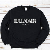 Женский осенний свитшот лонгслив кофта Balmain Балмейн Чёрный