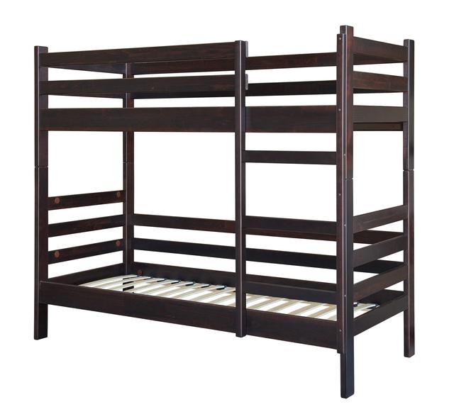 Двоярусне дерев'яне ліжко Тоні Меблі-Сервіс на ламелях спальне місце 80х190 см