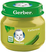 Пюре Gerber овочеве кабачок з 6 місяців 80 г (7613287348036)