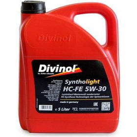 Олива моторна Divinol Syntholight HC-FE Plus 5W-30  5 Л.