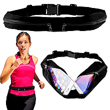 Сумка на пояс для бігу Go Runners Pocket Belt / Поясна спортивна сумка (27х10 см, 17х10)