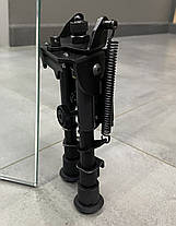 Стрілецькі сошки KONUS BIPOD, гумові насадки на ніжки, висота 15-22 см на планку Weaver/Picatinny, фото 4