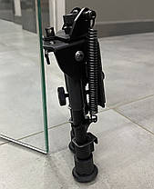 Стрілецькі сошки KONUS BIPOD, гумові насадки на ніжки, висота 15-22 см на планку Weaver/Picatinny, фото 5