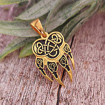 Печатка Велеса мала, Вовча лапа мала, Вовк, кулон, амулет, талісман, фото 4