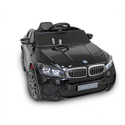 Дитяча машина на акумуляторі Just Drive BM-X1. 2 мотора по 30 Вт, MP3, 6 км/ч. Чорний, фото 1
