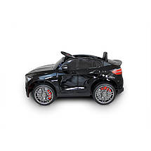 Дитяча машина на акумуляторі Just Drive BM-X1. 2 мотора по 30 Вт, MP3, 6 км/ч. Чорний, фото 6