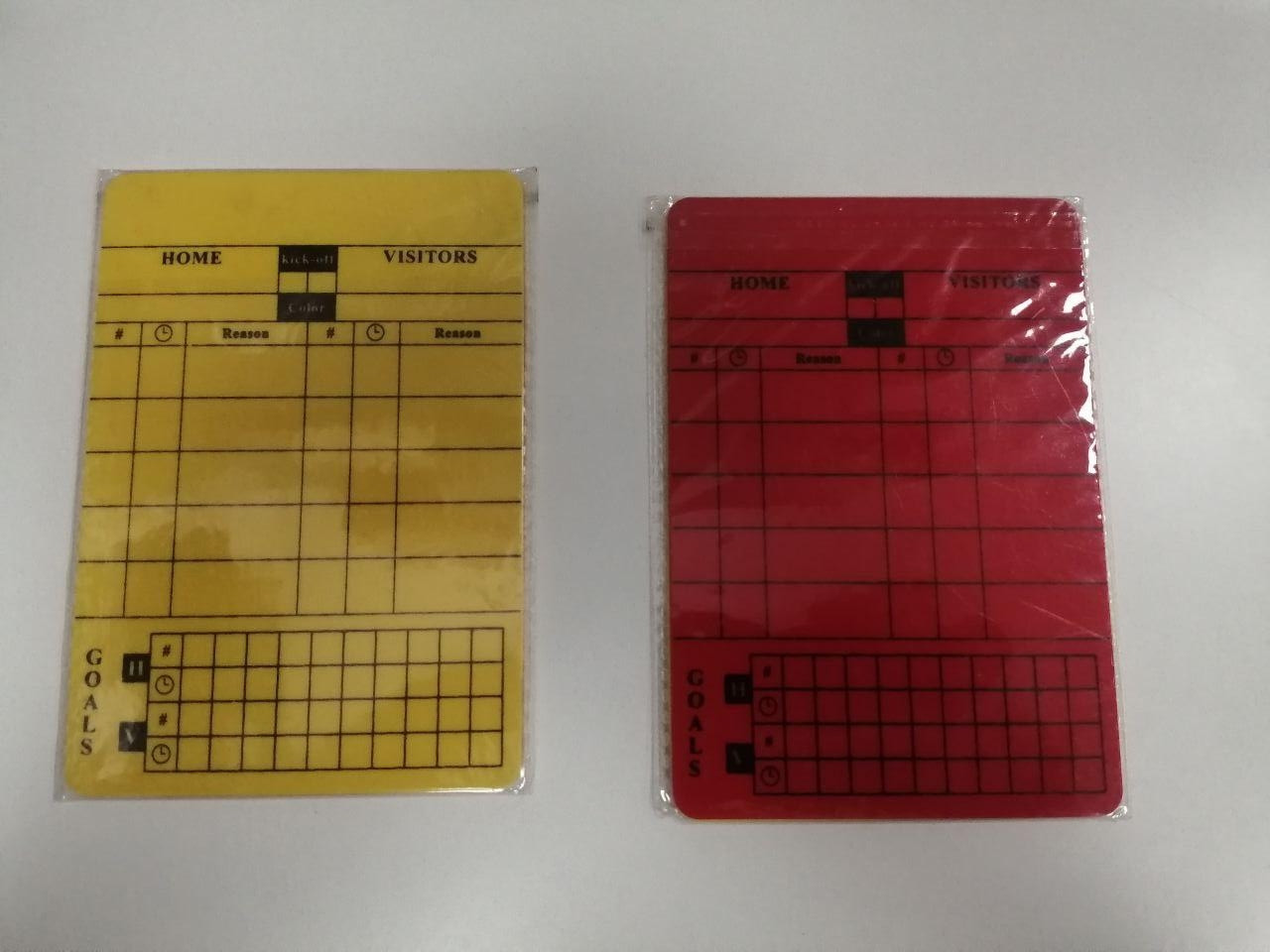 Карточки Судейские (пара) 13x9см — в Категории "Товары для Тренеров и ...