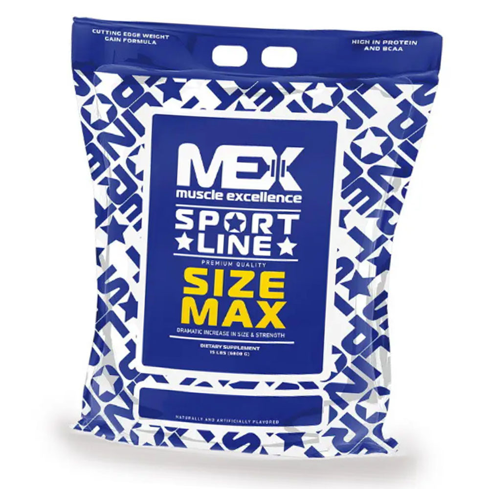 Високовуглеводний гейнер для набору маси MEX Nutrition Size Max 6,8 кг