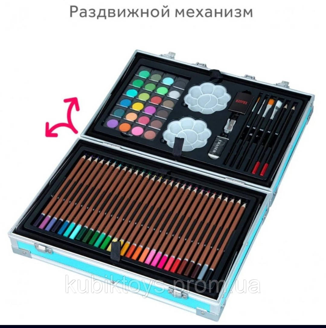 Набір для малювання та творчості Єдиноріг в валізці 145 предметів UNICORN - фото 3 - id-p1666072470