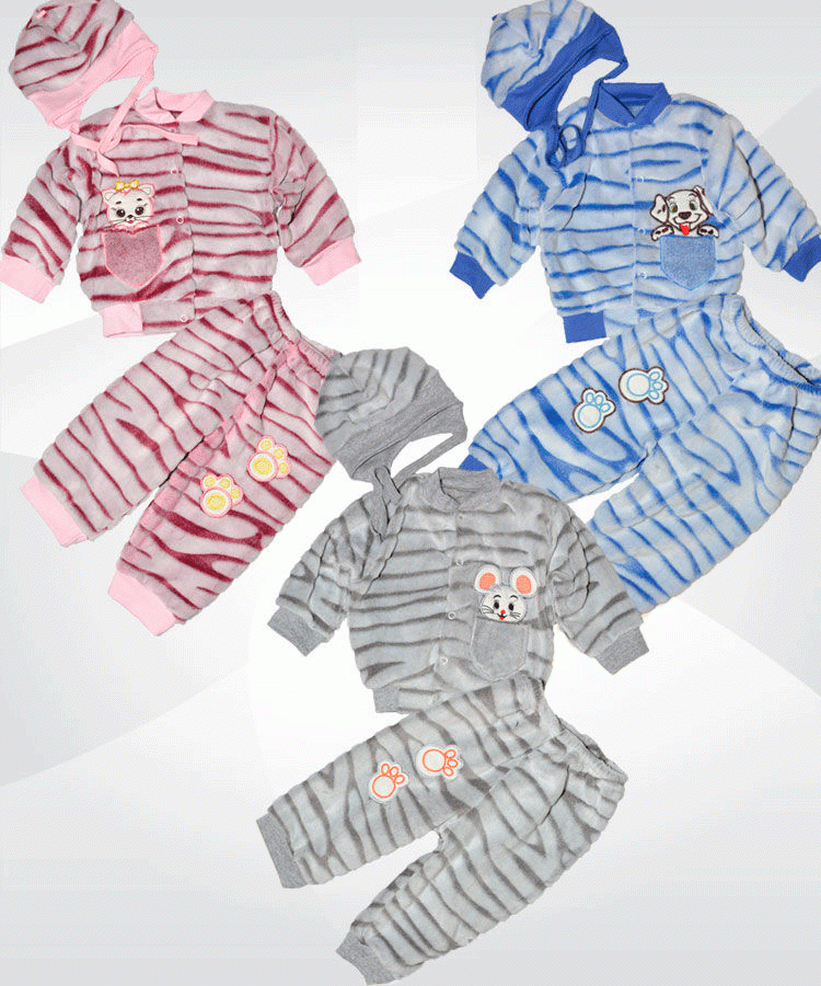 Костюм махровий та шапочка 00215 вельсофт