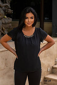 Блузка жіноча батал 734 об