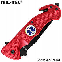 Складаний ніж Mil-Tec / Міл-тек рятувальний Paramedic, червоний (Німеччина), фото 3