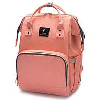 Сумка-рюкзак для мам lequeen Mom Bag вмещающий 25 предметов для ребёнка NO1030 ПУДРА