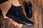 Шкіряні чоловічі теплі зимові черевики з натуральним хутром Timberland black чорне зимове взуття з натуральної шкіри, фото 10