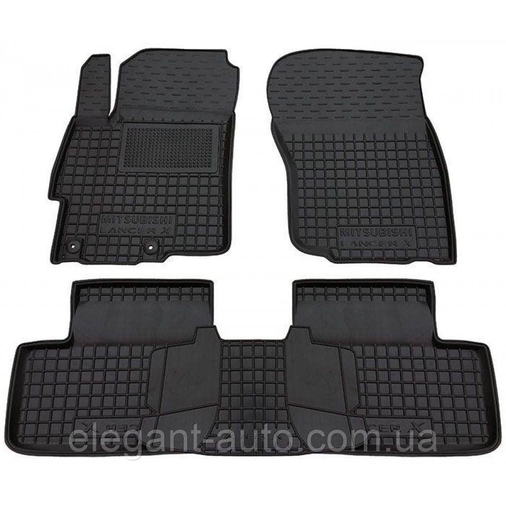 Килимки салона Mitsubishi Lancer Х 07- (5шт) "Avto-Gumm" 11237