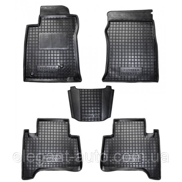 Килимки салона Toyota Land Cruiser 120 02 - 5шт "Avto-Gumm" 11309