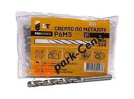 Свердло Ø 4,0 мм для металу P6M5 спіральне з циліндричним хвостовиком DIN 338 G (ГОСТ 10902-77)