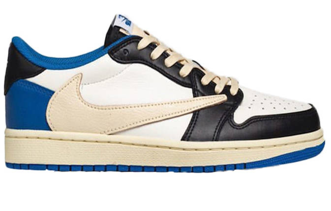Кросовки Nike Air Jordan 1 Low Fragment x Travis Scott - DM7866-140, фото 1