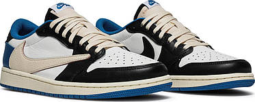 Кросовки Nike Air Jordan 1 Low Fragment x Travis Scott - DM7866-140, фото 4