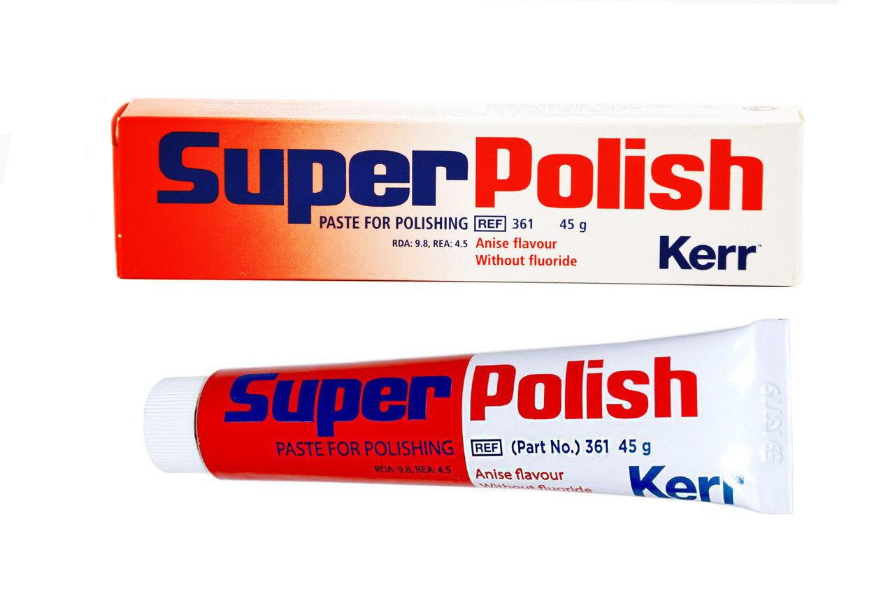 Пасти для чищення зубів перед реставрацією та полірування реставрації CleanPolish та SuperPolish Kerr