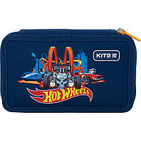 Пенал без наполнения Kite Hot Wheels HW22-623, 2 отделения