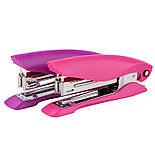 Степлер Ultra пласт., №24/6, 25 арк., рожевий, фото 3