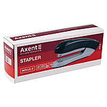 Степлер Welle-2 пласт., №24/6, 25 арк., чорний, фото 3