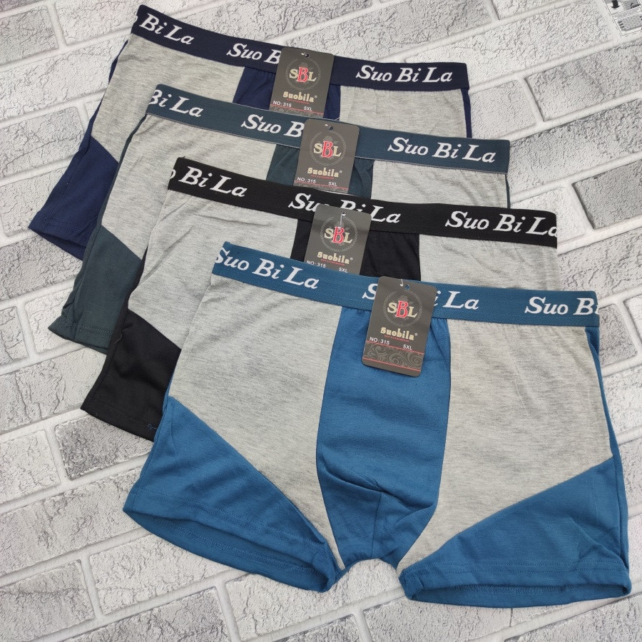 Труси чоловічі боксери SUOBILA р.5XL бавовна (аломірять) 30035156