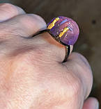 Срібне кільце з аметрином, розмір 19,8, фото 3