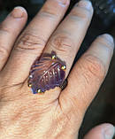 Срібне кільце з аметрином, розмір 19,8, фото 6