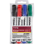 Маркер Whiteboard D2800, 2 мм кругл. набір з 4-х кол., фото 2