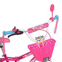 Велосипед для дівчинки двоколісний Unicorn PROF1 20 дюймів Y20242S-1 Малиновий, фото 2