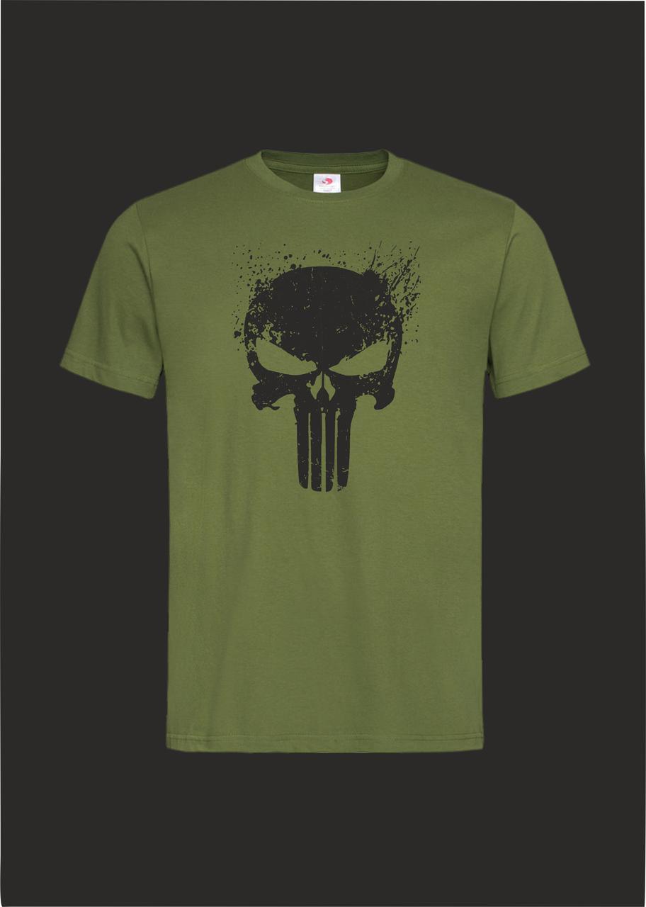 Футболка YOUstyle Каратель 0978 L KHAKI