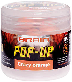 Бойли Brain Pop-Up F1 Crazy Orange (апельсин) 10 mm 20g