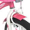 Велосипед двоколісний для дівчинки PROF1 Star 20 дюймів Y2091-1 з кошиком Рожевий, фото 6