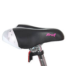 Велосипед двоколісний для дівчинки PROF1 Star 20 дюймів Y2092-1 з кошиком Малиновий, фото 2