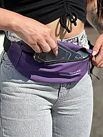 Сумка бананка спортивна для бігу sport bag, сумка на пояс Фіолетова
