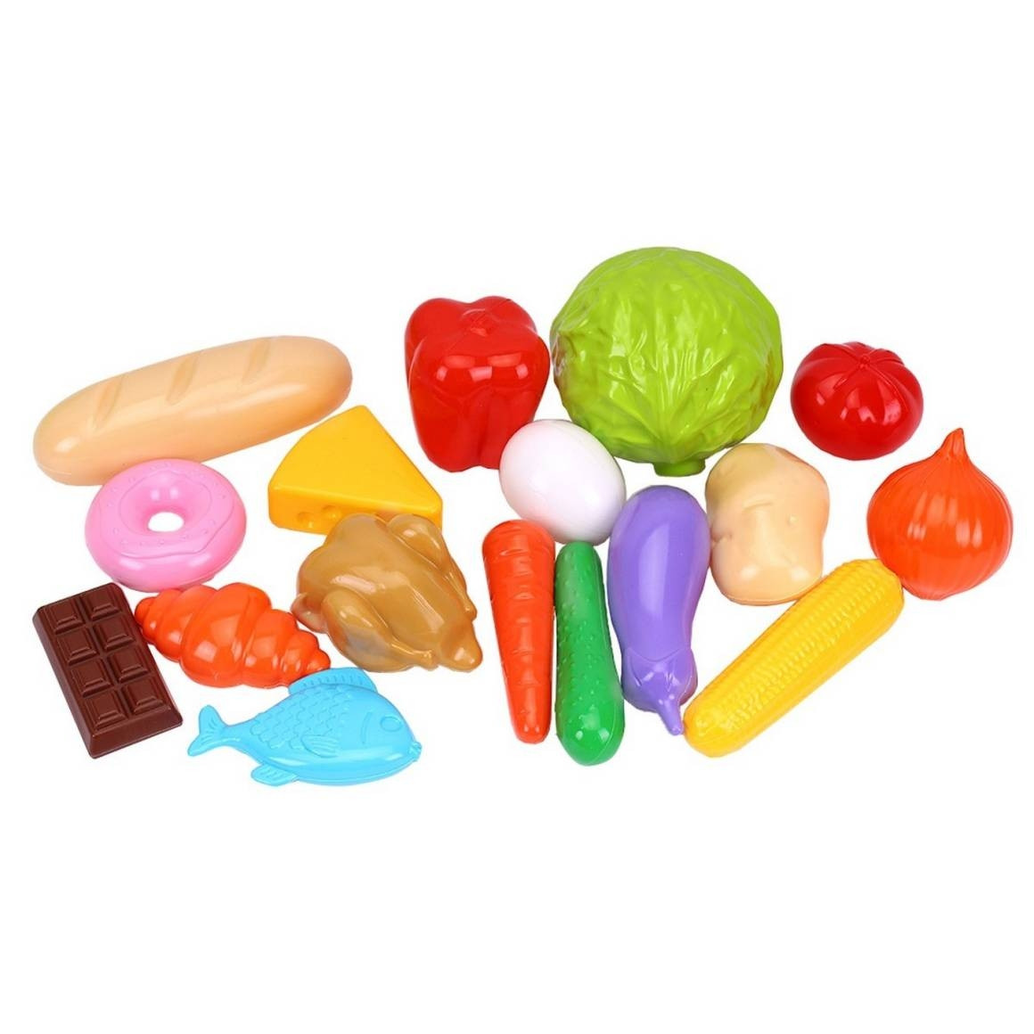 Набір продуктів у кошику, сітка 27*18.5*14см, ТМ Технок, Україна (14шт)
