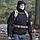 Куртка Helikon-Tex® Gunfighter Jacket - Shark Skin Windblocker - Black, фото 4