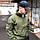 Куртка Helikon-Tex® Gunfighter Jacket - Shark Skin Windblocker - Olive Green, фото 5