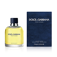 Мужские духи Dolce & Gabbana Pour Homme Туалетная вода 75 ml/мл оригинал