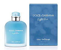 Мужские духи Dolce & Gabbana Light Blue Eau Intense Pour Homme Туалетная вода 200 ml/мл оригинал