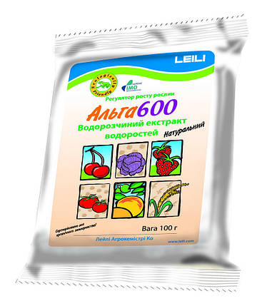 Регулятор росту Альге 600 (100 г) — біологічний регулятор росту широкого спектру застосування, фото 2