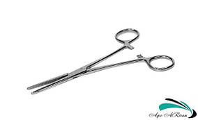 Затискач артеріальний, прямий зубчастий, 17 см, Польща