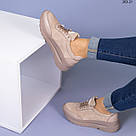 Бежеві жіночі кросівки, фото 6