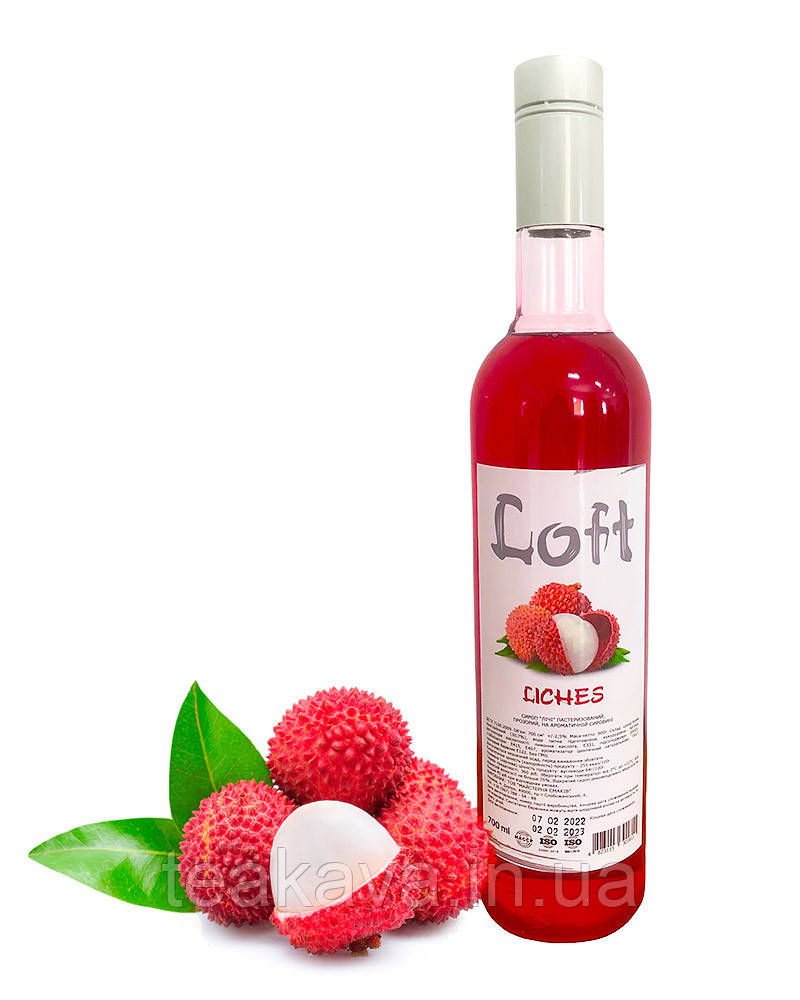 Сироп LOFT Лічі 0,7 л, фото 1