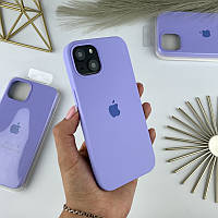 Силиконовый чехол на Айфон 13 c закрытым низом | iPhone 13 Elegant purple (39)