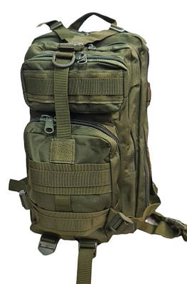 Тактичний штурмовий рюкзак з швидким скиненням військовий на 25 літрів армейського оливи