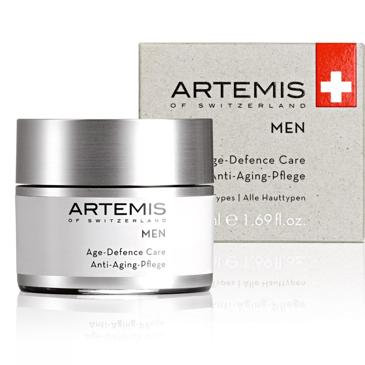 Крем Artemis Men Антивіковий догляд за шкірою обличчя для чоловіків Артеміс Men Age Вівасан Швейцарія 50 мл