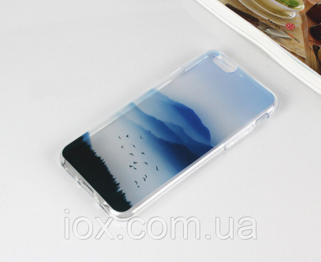 Силіконовий чохол "Птахи" для iphone 5/5S